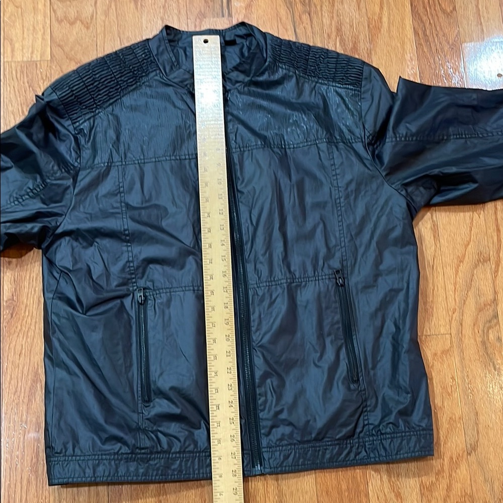 Black Lightweight JacketSize XL Harley Davidson Pockets Shoulder detail Cotton - Picture 6 of 16